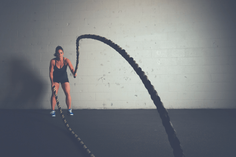 battle ropes are a great piece of training equipment that you can take with you anywhere