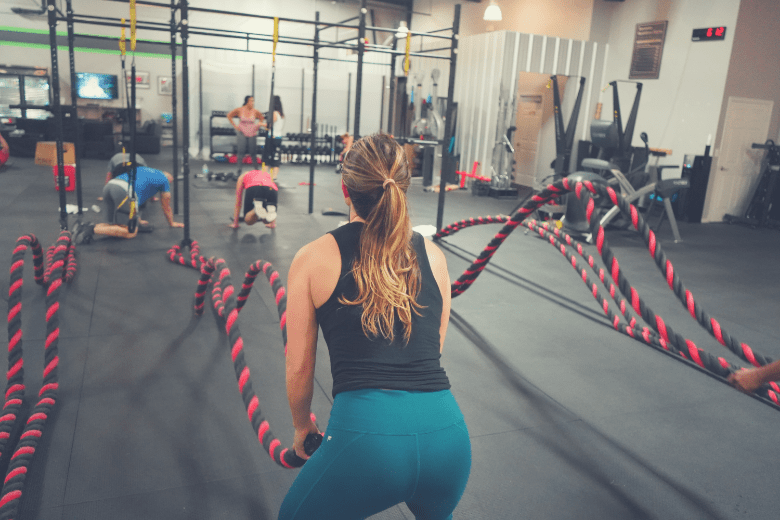 there are a variety of workouts you can do with battle ropes