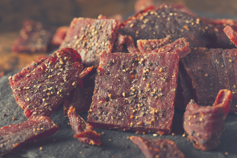 Keto dieters can maintain a state of ketosis by eating keto beef jerky