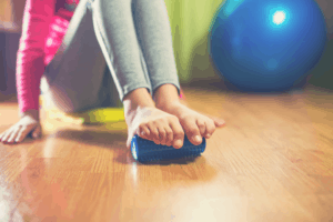 A foot roller is a myofascial release tool that can be used to alleviate your plantar fasciitis symptoms.