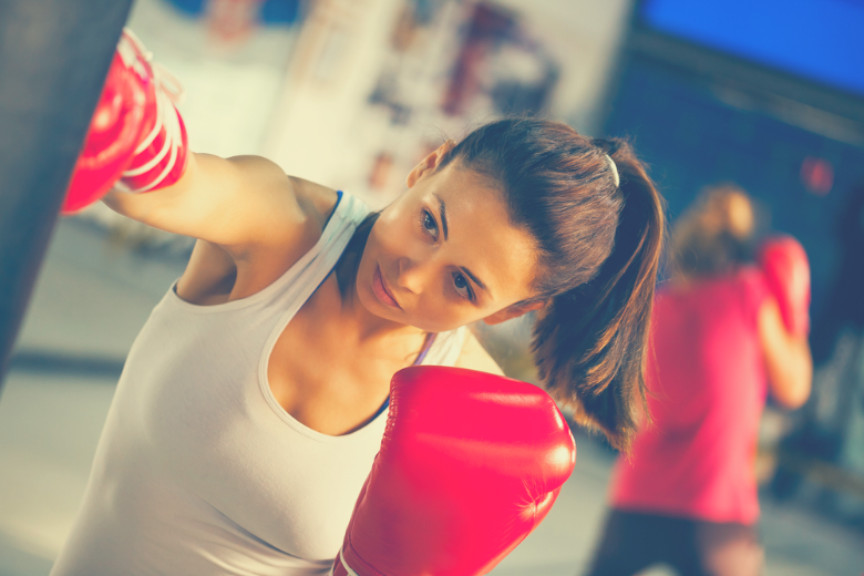 A freestanding heavy bag for your kickboxing workouts is a great addition to any home gym or garage gym.