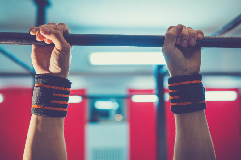 A portable pull up bar is a great way to increase your upper body strength in your home gym or garage gym.