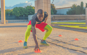 Using cones for training can be a great way to improve your speed and agility.