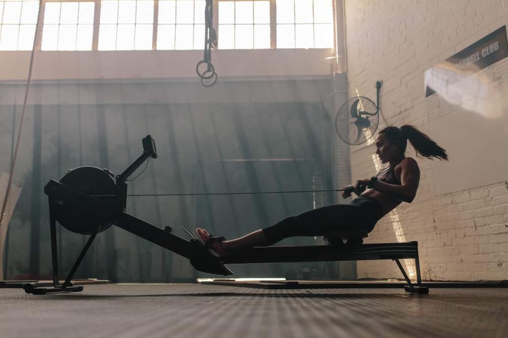 A folding rowing machine is a great addition to any home gym or garage gym.