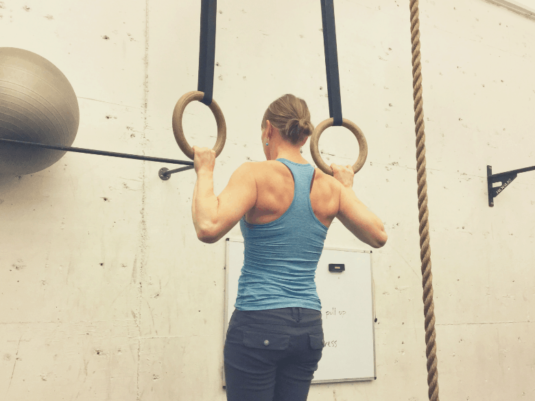 Using gymnastic rings will add variety to your bodyweight exercises.