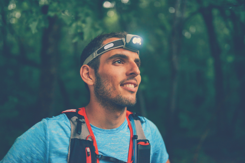A headlamp for running at night is a great hands-free way to light the way for your running route