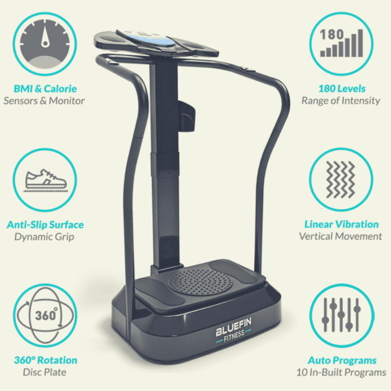 BLUEFIN Fitness Pro Vibration Plate 2