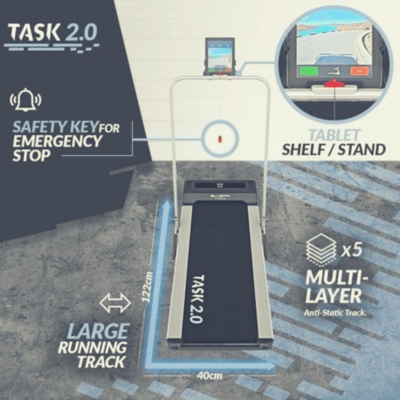 Bluefin Fitness Task 2.0 Portable Treadmill 2