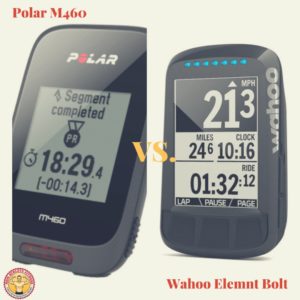 Polar M460 vs Wahoo Elemnt Bolt 1