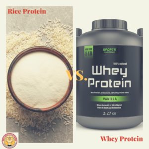 Rice Protein vs. Whey 01