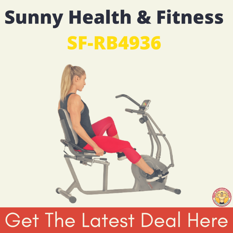 Sunny Health & Fitness SF-RB4936 Magnetic Cross Trainer 3