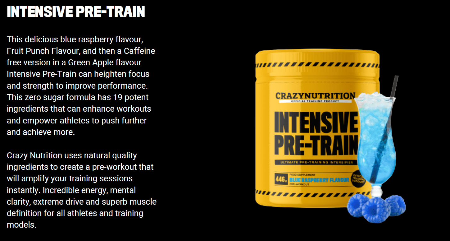 Crazy Nutrition INTENSIVE Pre-Train Review 001